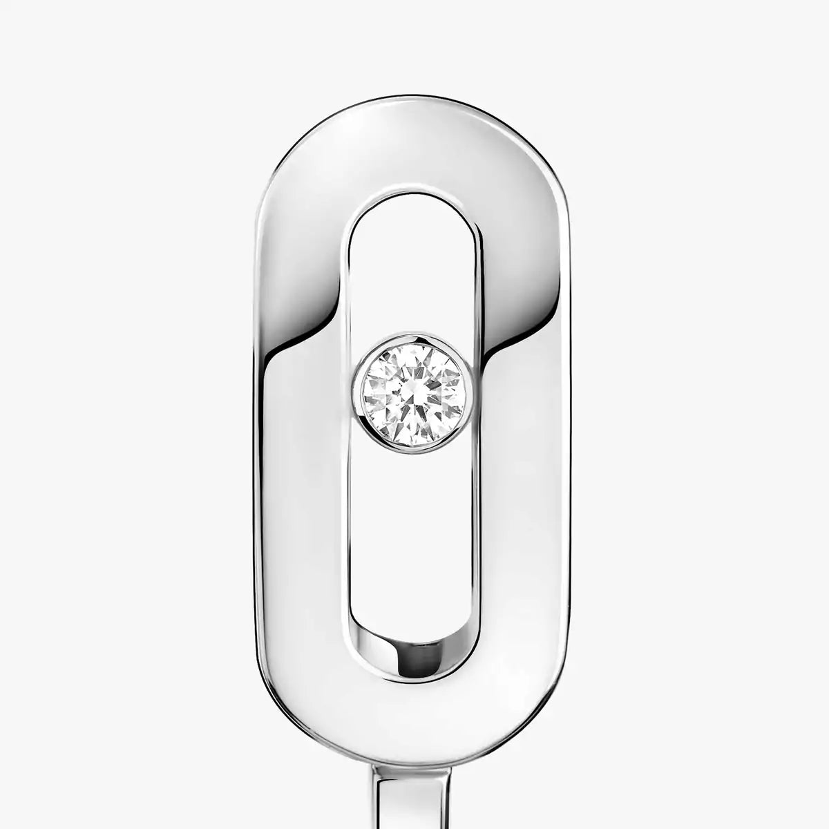 [Elite]Diamond Mini Hoop Earrings Move Classique