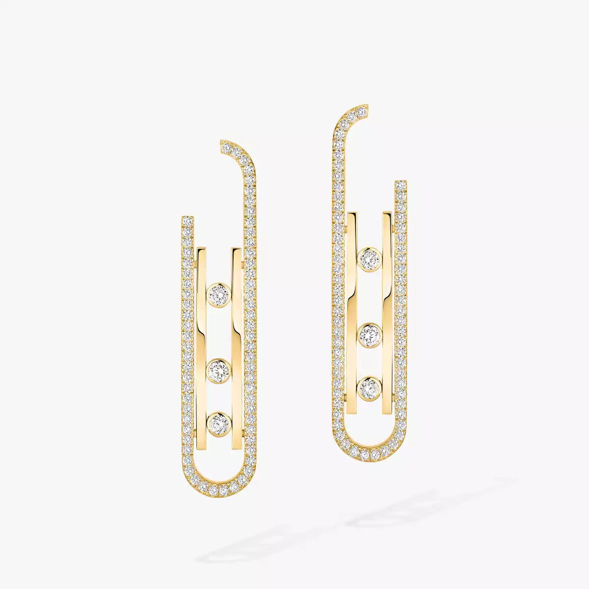 [Elite]Diamond Pendant Earrings Move 10Th