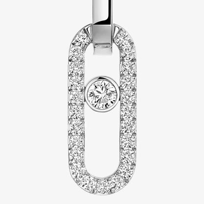 [Elite]Move Link Diamond Earrings