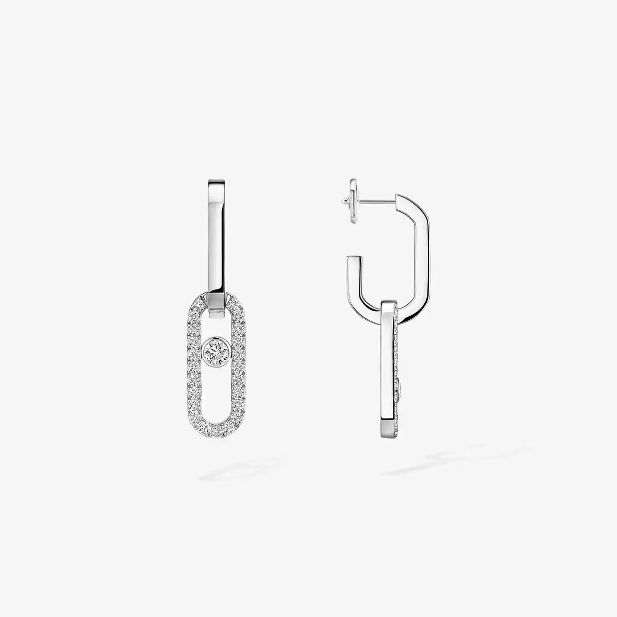 [Elite]Move Link Diamond Earrings