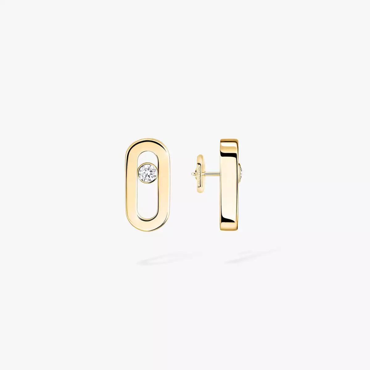 [Elite]Move Uno Diamond Stud Earrings