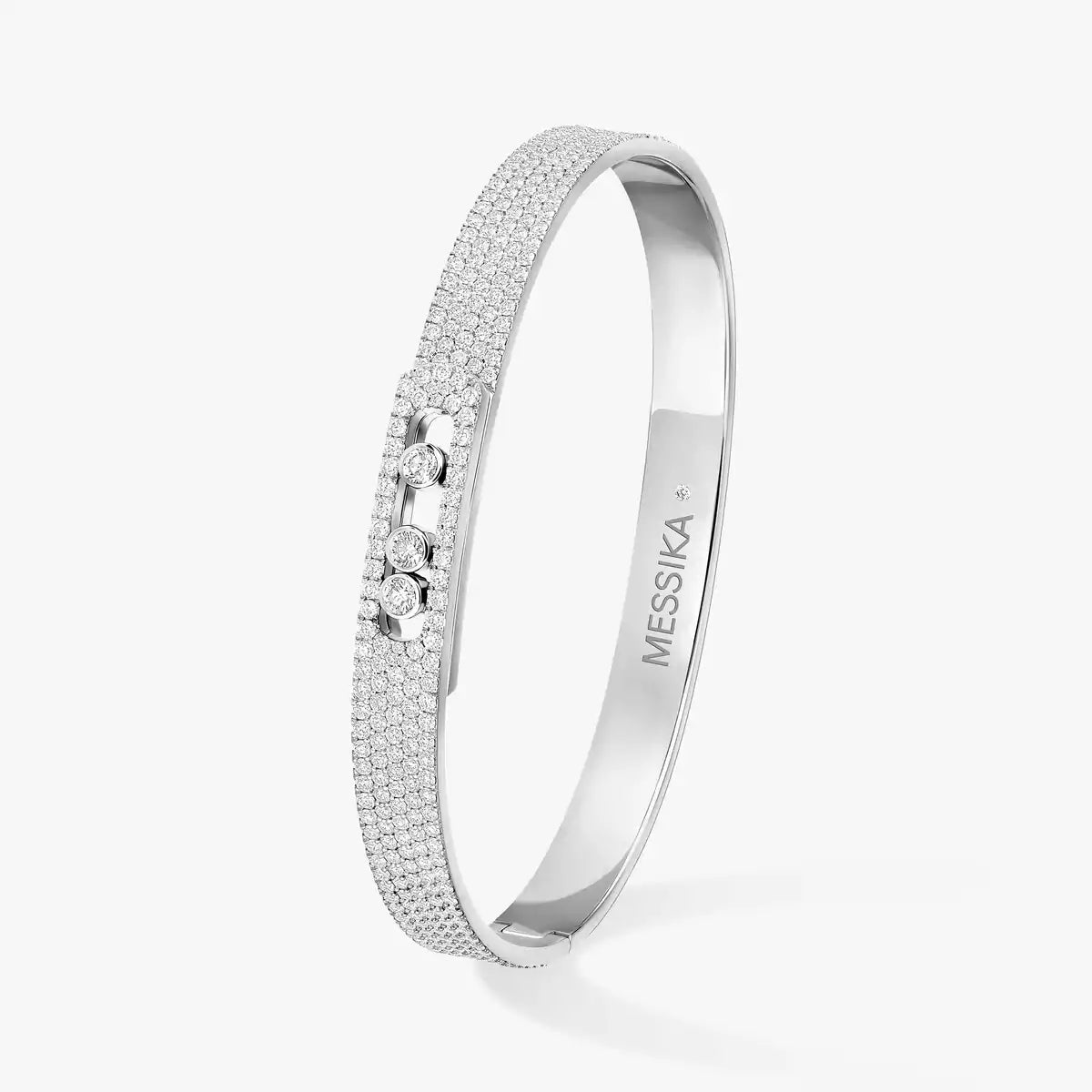 [Elite]Move Noa Full Pavé Diamond Bangle Bracelet