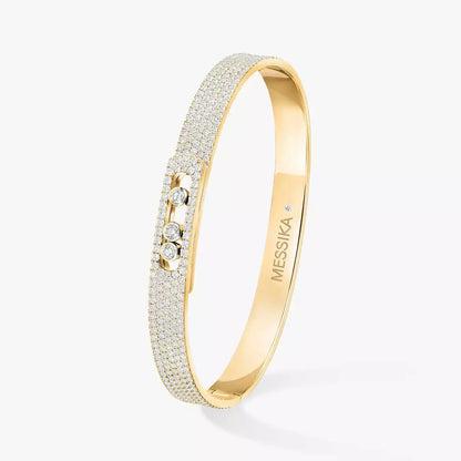 [Elite]Move Noa Full Pavé Diamond Bangle Bracelet