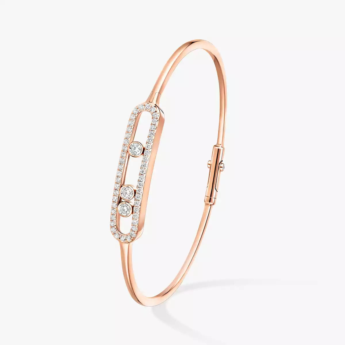 [Elite]Move Pavé Diamond Bangle Bracelet M