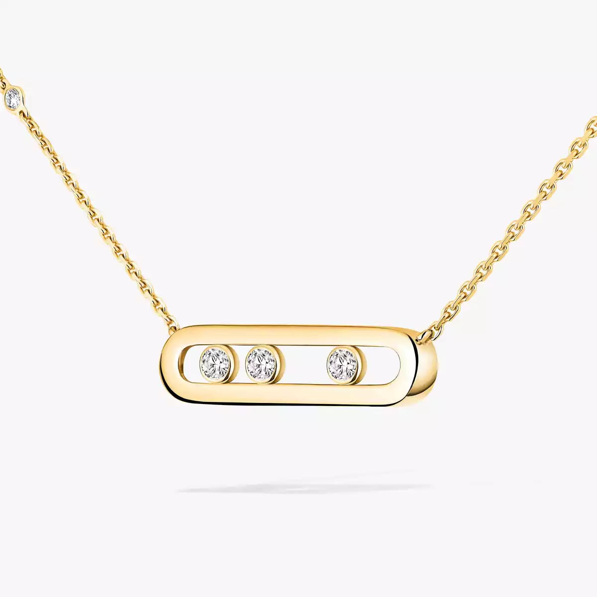 [Elite] Baby Move Gold Diamond Necklace