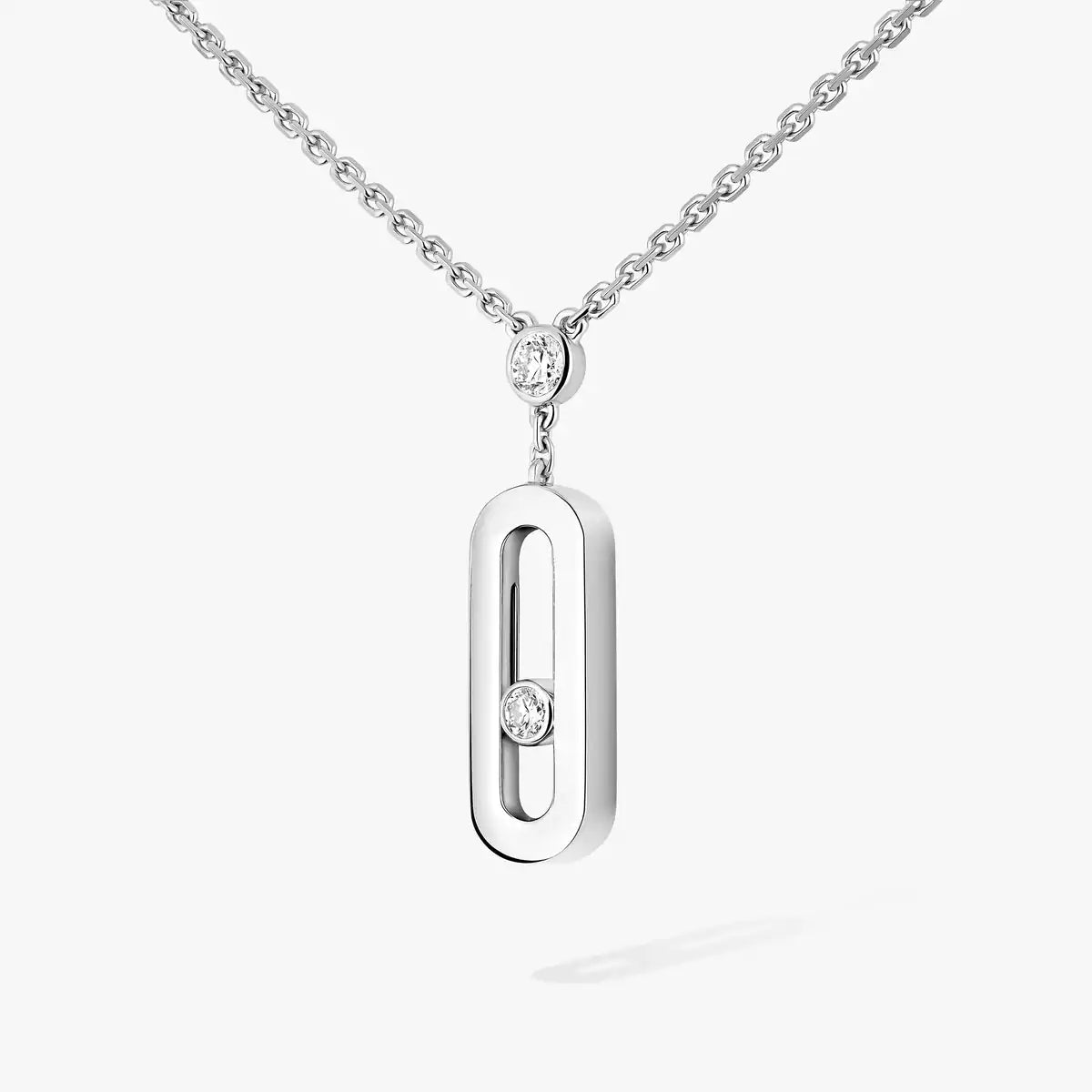 [Elite] Move Uno Gold Diamond Long Necklace