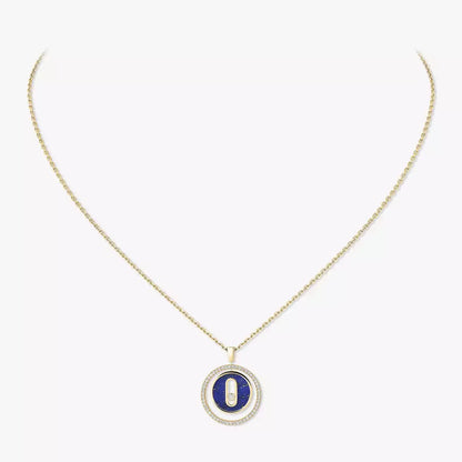 [Elite]Lucky Move Diamond Necklace in Rose Gold and White Mother-of-Pearl