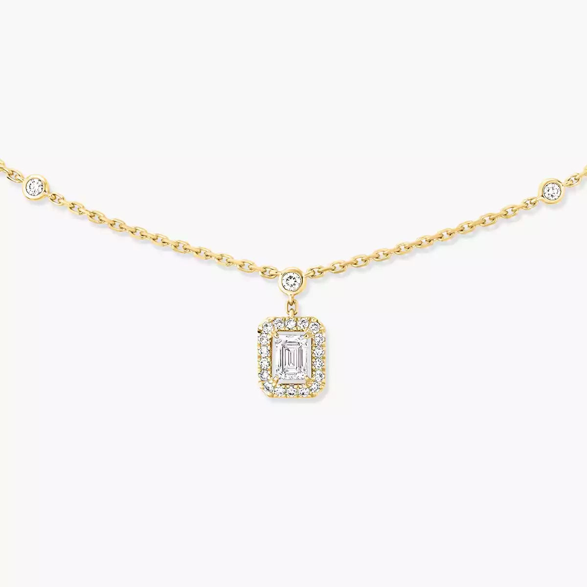 [Elite]My Twin Diamond Necklace in Silver