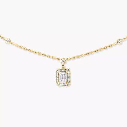 [Elite]My Twin Diamond Necklace in Silver