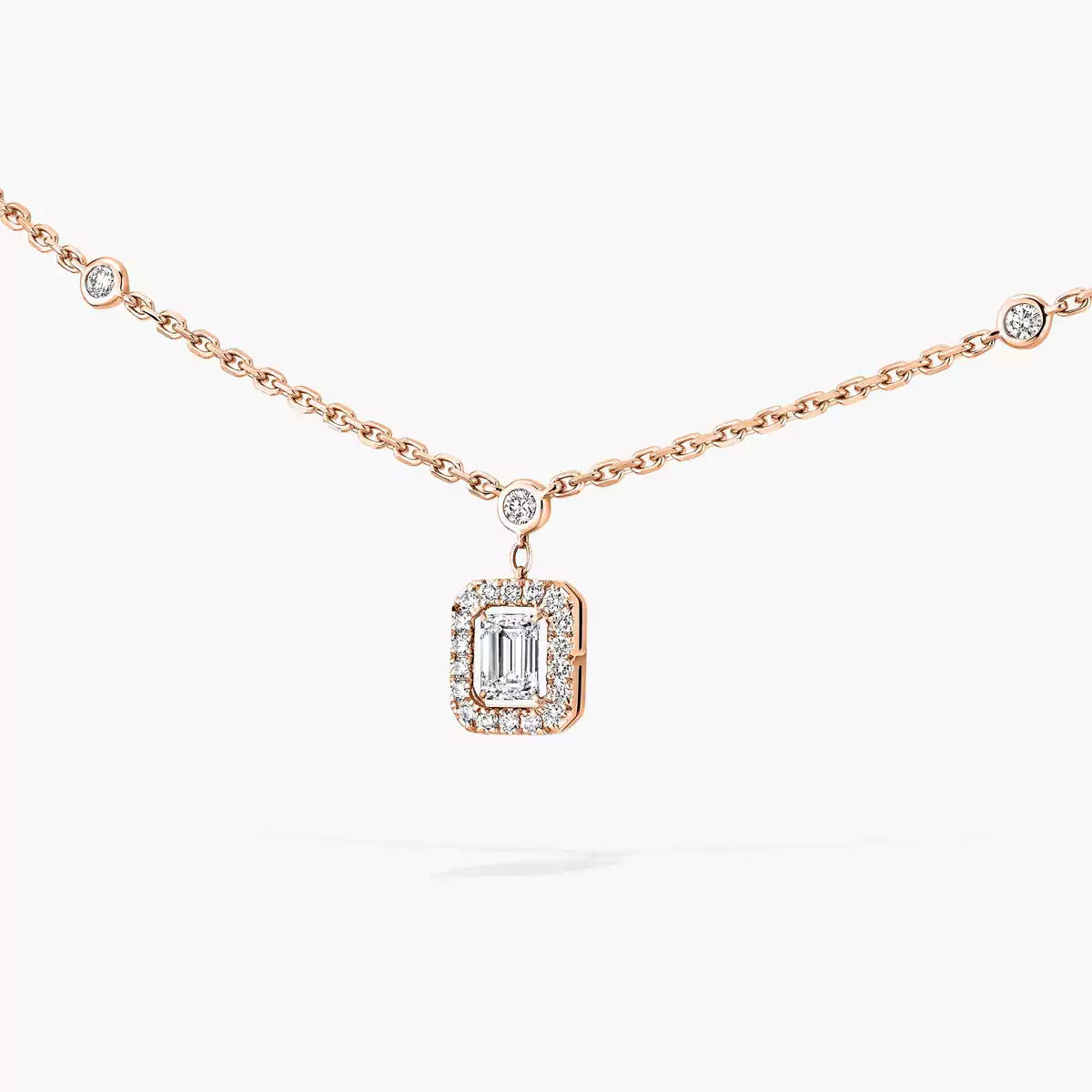 [Elite]My Twin Diamond Necklace in Silver