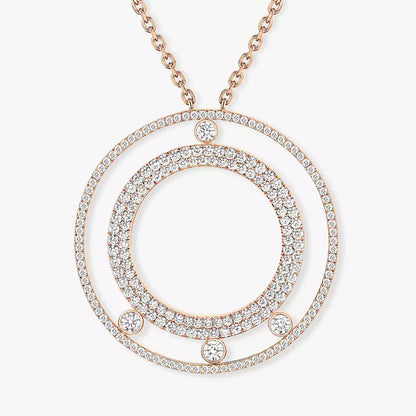 [Elite]Move Romane Long Pave_-Set Diamond Necklace