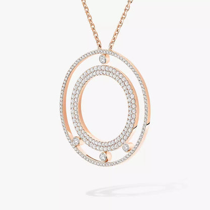 [Elite]Move Romane Long Pave_-Set Diamond Necklace