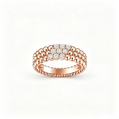 [Elite] THREE-ROW DIAMOND RING