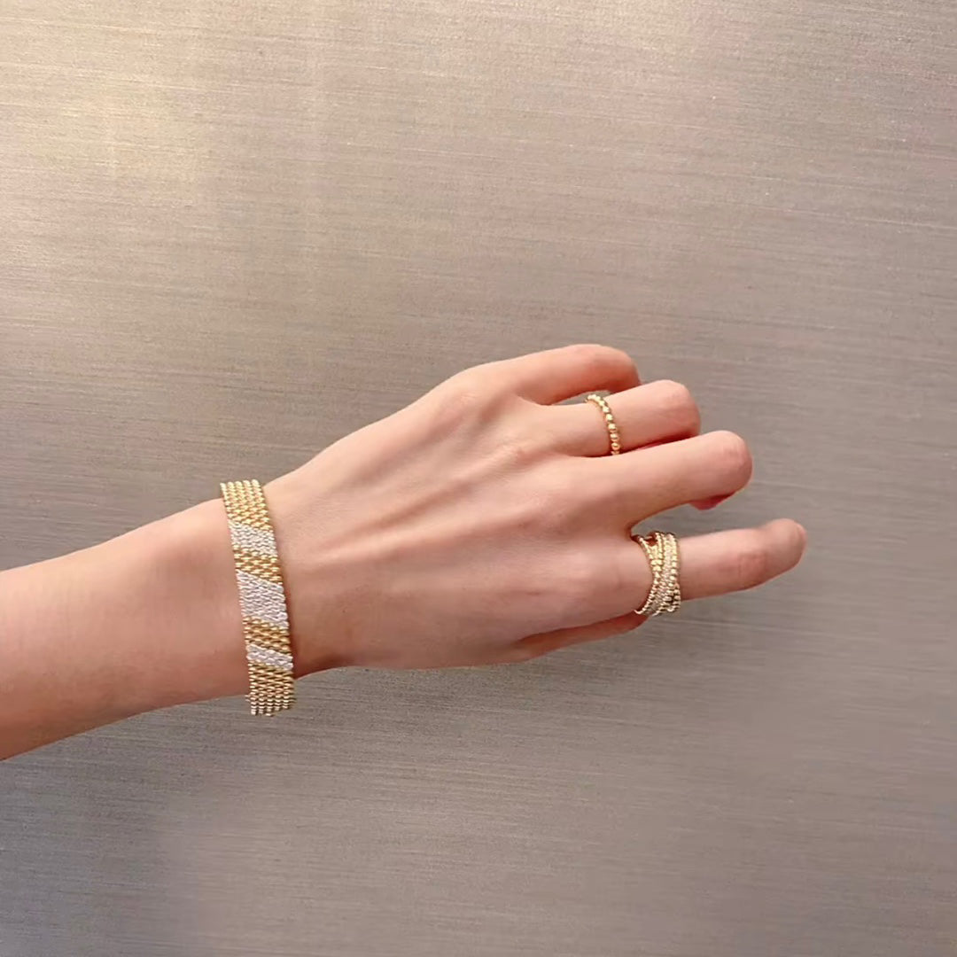 [Elite]  FIVE-ROW DIAMOND BRACELET