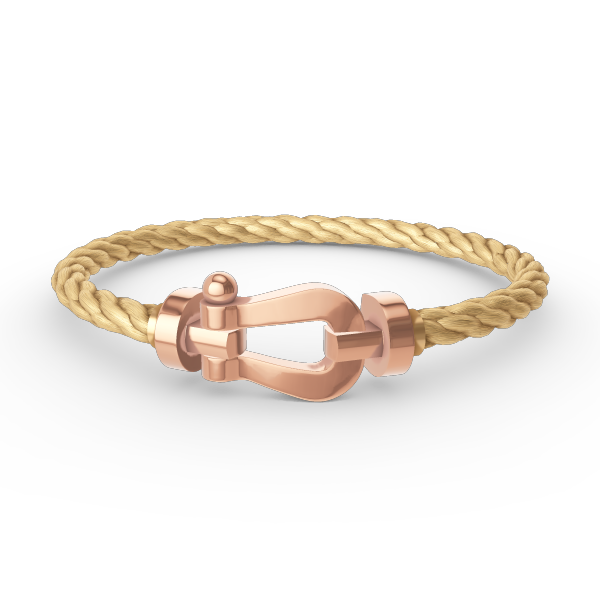 [Elite]FORCE LARGE HORSESHOE NO DIAMOND BRACELET ROSE GOLD