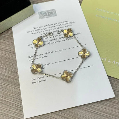 [Elite] CLOVER 5 MOTIF LASER BRACELET COLLECTION