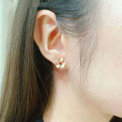 [Elite]FRIVOLE  FLOWER PINK EARRINGS
