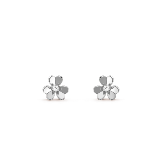 [Elite]FRIVOLE MINI SILVER FLOWER EARRINGS