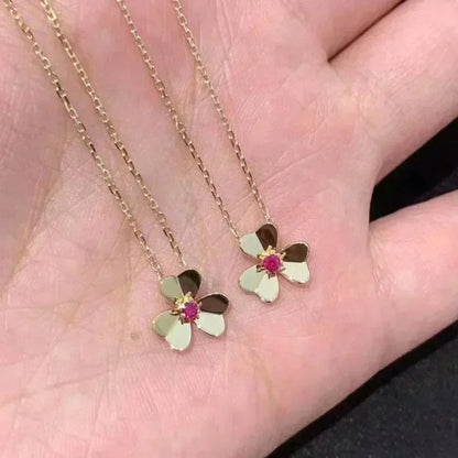 [Elite]FRIVOLE GOLD FLOWER NECKLACE