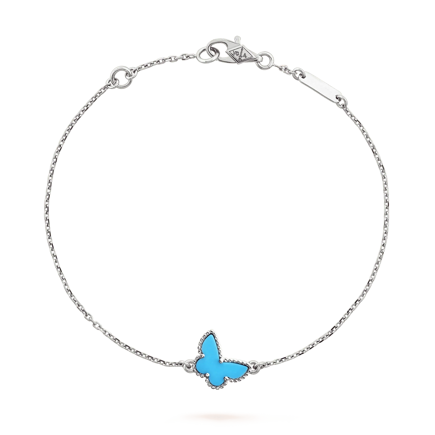 [Elite]BUTTERFLY TURQUOISE BUTTERFLY BRACELET SILVER