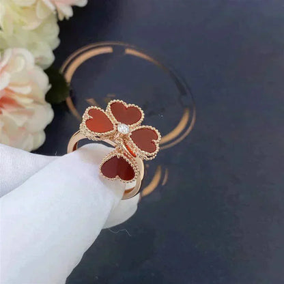 [Elite]SWEET CLOVER CARNELIAN RING