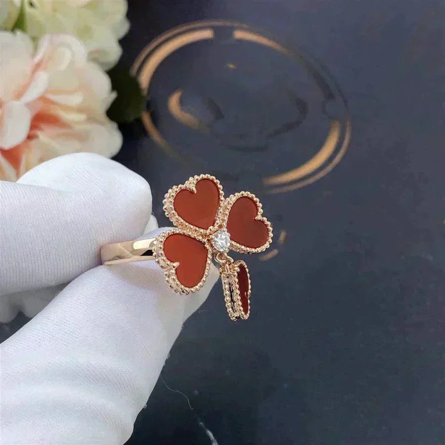 [Elite]SWEET CLOVER CARNELIAN RING