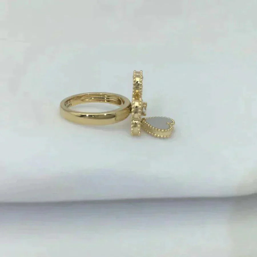 [Elite]SWEET CLOVER WHITE MOP RING