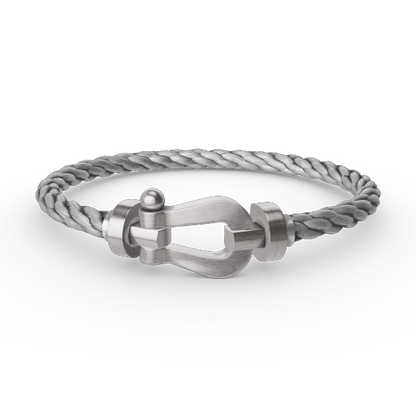 [Elite]FORCE LARGE HORSESHOE NO DIAMOND BRACELET SILVER