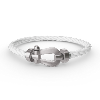 [Elite]FORCE LARGE HORSESHOE NO DIAMOND BRACELET SILVER